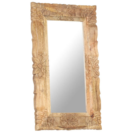 VidaXL Spiegel 80x50 cm massives Mangoholz