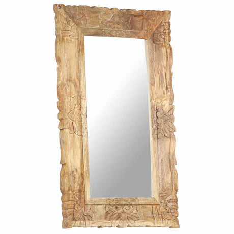 VidaXL Spiegel 80x50 cm massives Mangoholz