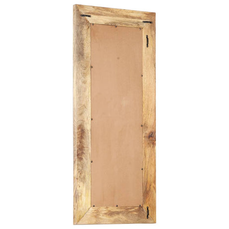 Vidaxx-Spiegel handgeschnitzt 110x50x2,6 cm aus massivem Mangoholz