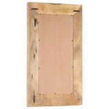 Vidaxl Mirror Hand -Schnitt 80x50x2,5 cm Festes Mangoholz