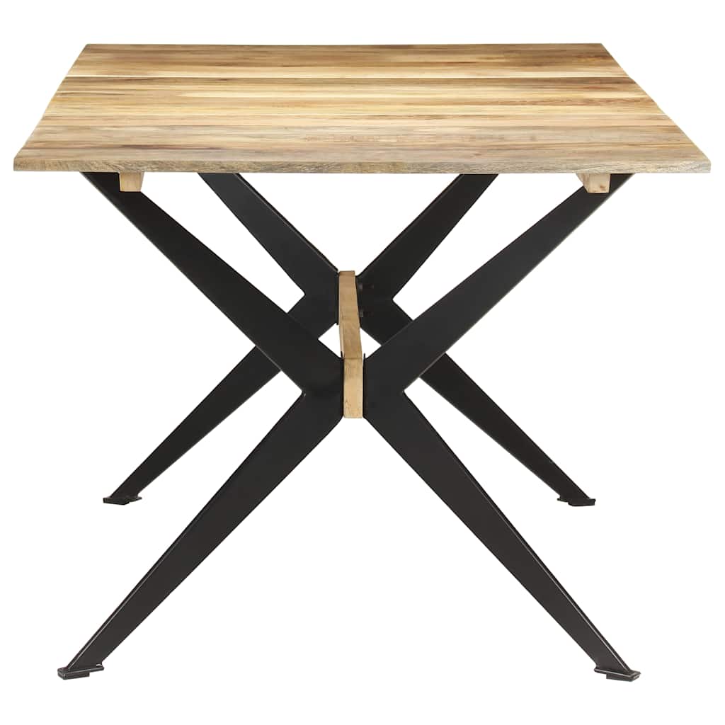 Vidaxl eettafel 180x90x76 cm massief mangohout
