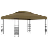 VidaXL Pavillon 180 g m² 3x4 m Taupe