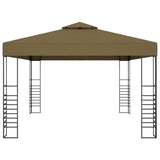 VidaXL Pavillon 180 g m² 3x4 m Taupe
