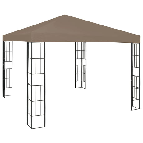 Vidaxl prieel 3x3 m taupe