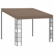Vidaxx Wandpavillon 3x3 m Stoff Taupe