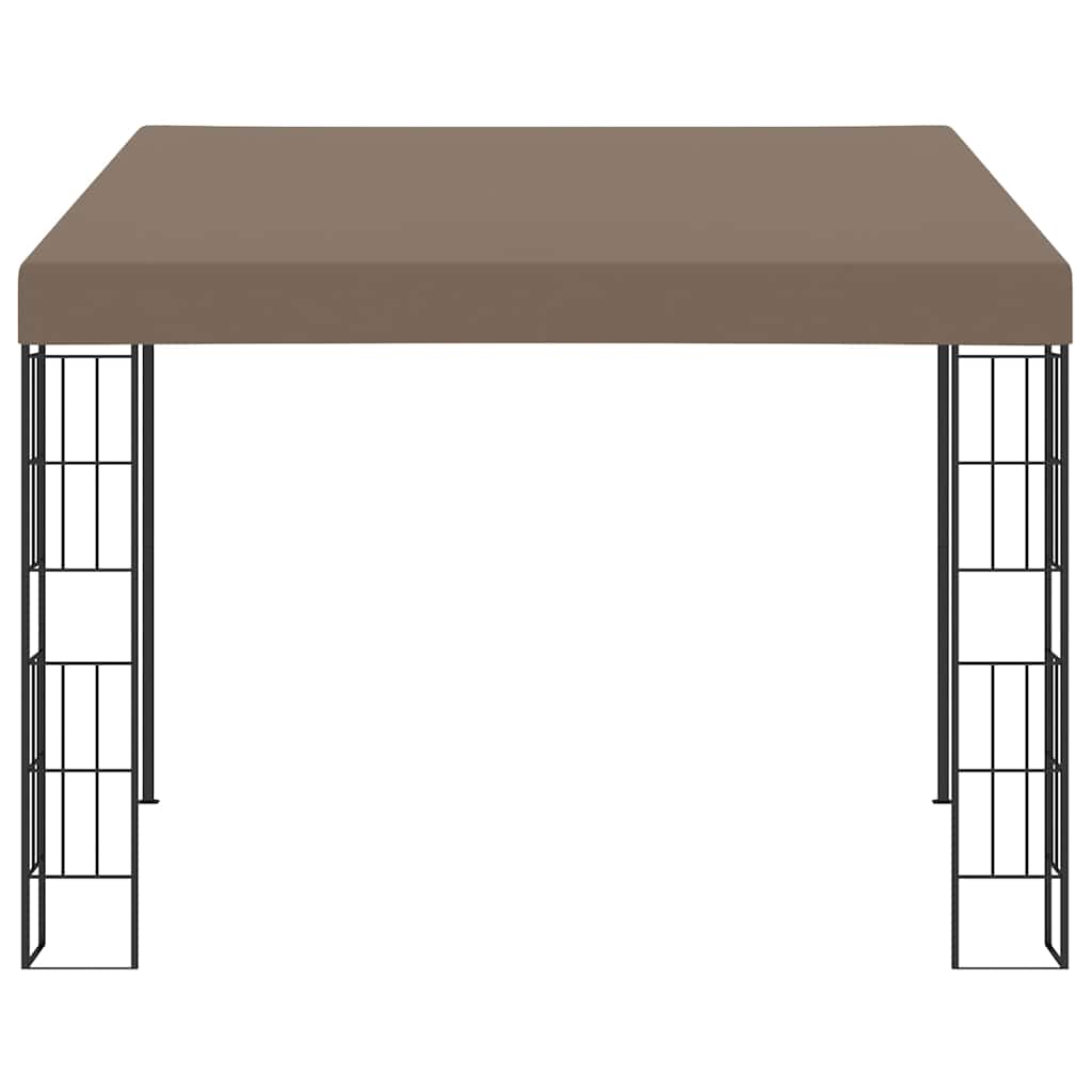 Vidaxx Wandpavillon 3x3 m Stoff Taupe