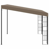 Vidaxx Wandpavillon 3x3 m Stoff Taupe