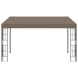 Vidaxl Wallprieel 4x3 M Staub Taupe