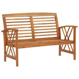 Vidaxl tuinbank 119 cm massief acaciahout