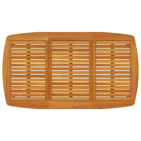 Vidaxl tuintafel 160x90x75 cm massief acaciahout