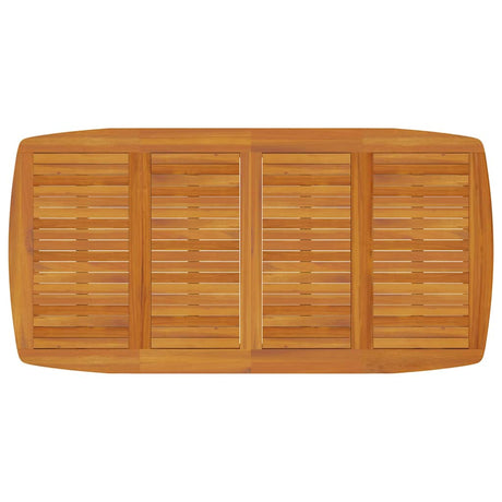 Vidaxl tuintafel 200x100x75 cm massief acaciahout