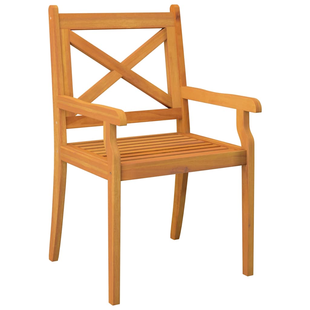 Vidaxl tuinstoelen 2 st massief acaciahout