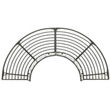Vidaxl boombank halfrond 160 cm staal