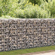 Vidaxl Schanskorf Wand mit Deckel 60x50x150 cm verzinkter Stahl