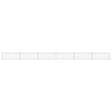 Vidaxl Schanskorf Wand mit Deckel 900x30x50 cm verzinkter Stahl