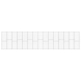 Vidaxl Schanskorf Wand mit Deckel 900x30x200 cm verzinkter Stahl