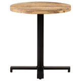 Vidaxl bistrotafel rond ø70x75 cm ruw mangohout