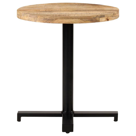Vidaxl bistrotafel rond ø70x75 cm ruw mangohout