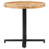 Vidaxl bistrotafel rond ø80x75 cm ruw mangohout