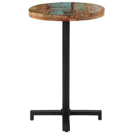 Vidaxl bistrotafel rond ø50x75 cm massief gerecycled hout