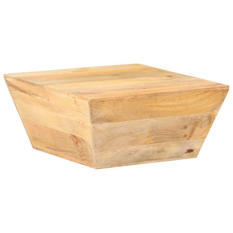 Vidaxl salontafel v-vormig 66x66x30 cm massief mangohout