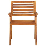 Vidaxl tuinstoelen 3 st massief acaciahout
