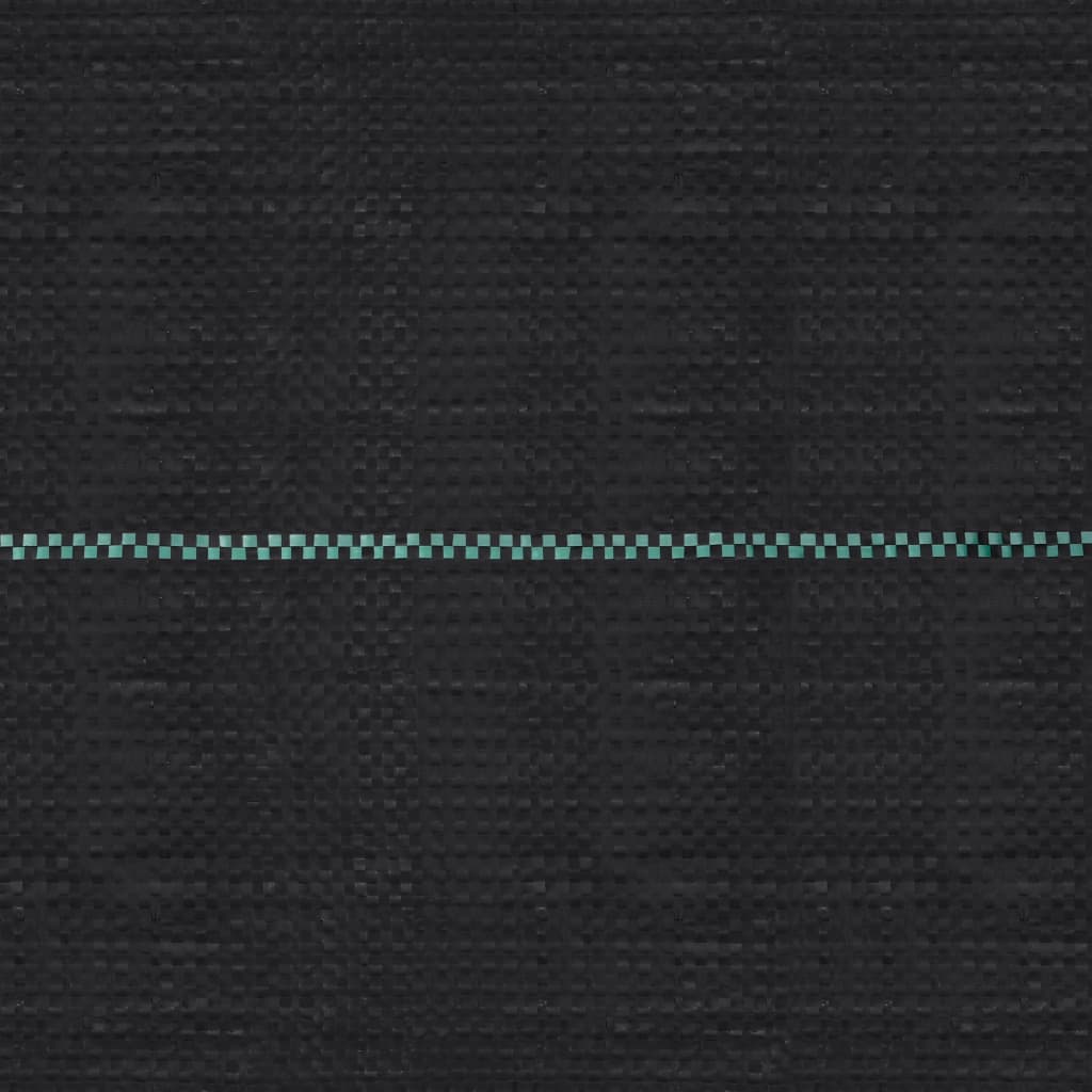 Vidaxl -Karotten -Stoff 2x5 m pp schwarz
