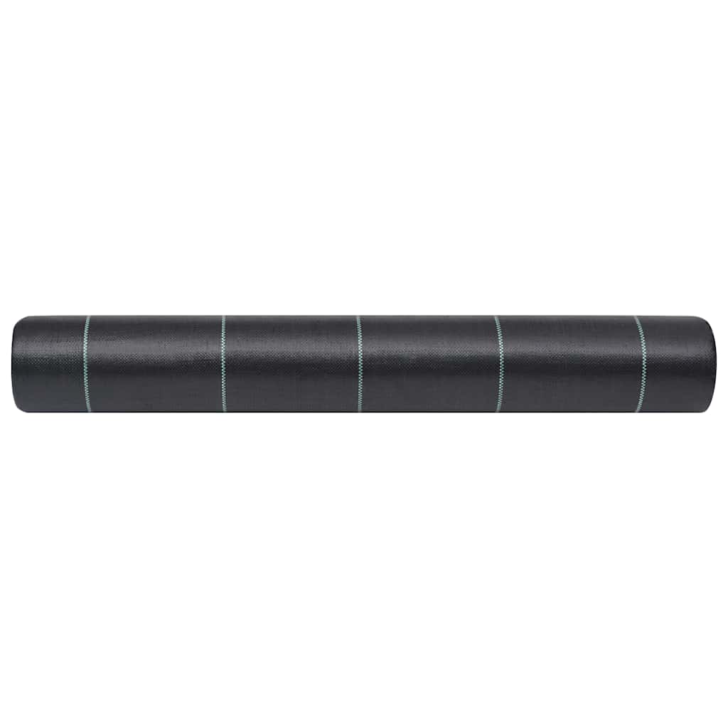 Vidaxl -Karotten -Stoff 2x5 m pp schwarz