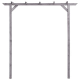 Vidaxl Pergola 200x40x205 cm imprägniertes Kiefernholz grau