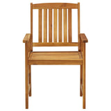 Vidaxl tuinstoelen 4 st massief acaciahout