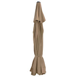 Vidaxl Ersatztuch für Parasol 515 cm Taupe