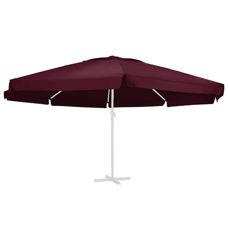 Vidaxl vervangingsdoek voor parasol 610 cm bordeauxrood