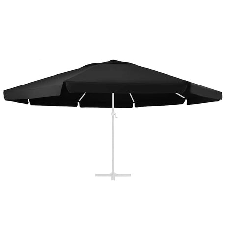 Vidaxl Ersatztuch für Parasol 600 cm schwarz