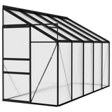 VidaXL Gewächshaus 6,23 m³ Aluminium Anthrazit