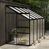 VidaXL Gewächshaus 6,23 m³ Aluminium Anthrazit