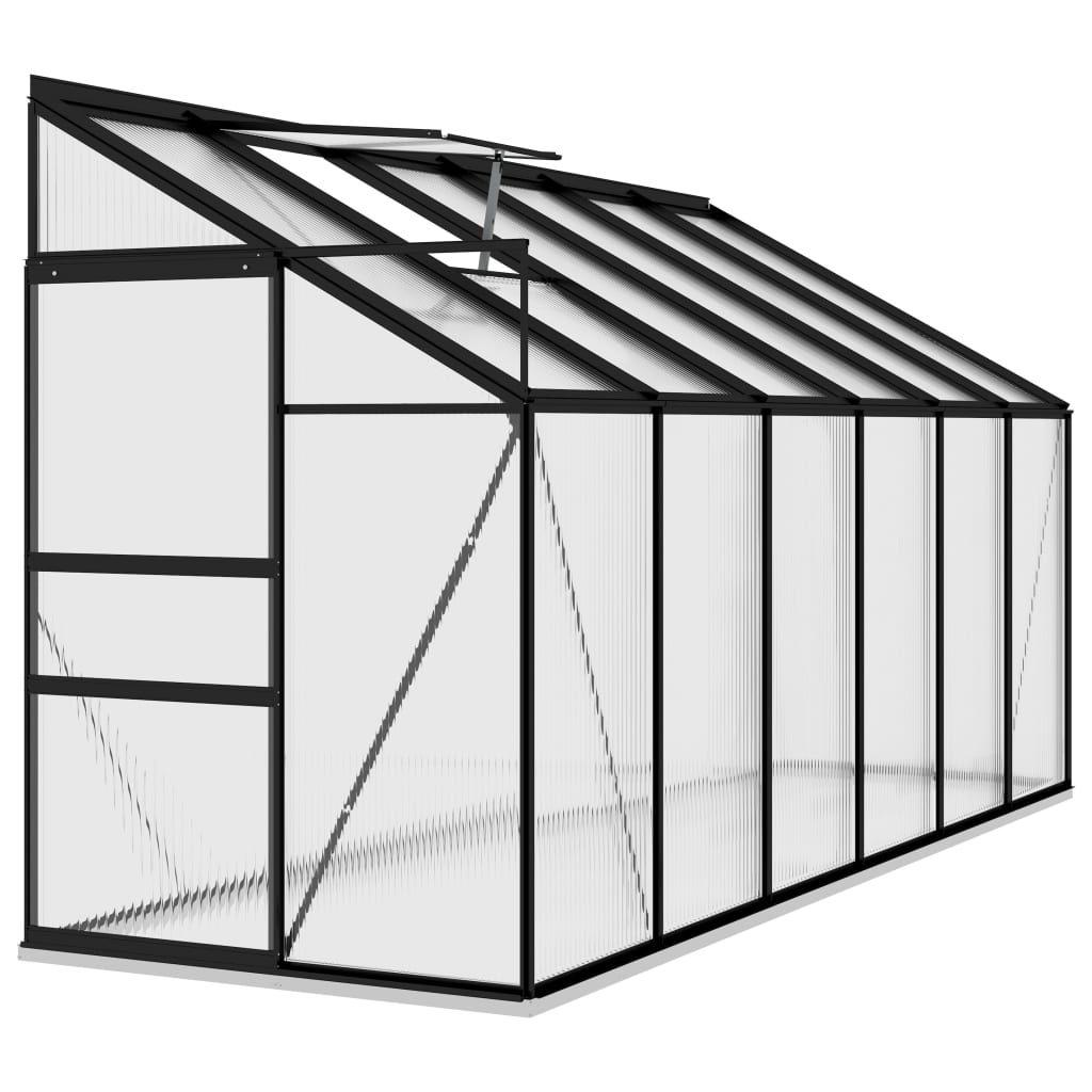 Vidaxl Tuinkas 7,77 M³ Aluminium Anthrazit -gelöscht
