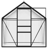 Vidaxl Gartengewächshaus 2,47 m³ Aluminium Anthrazit