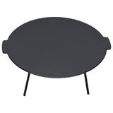 Vidaxl -Grillplatte Ø44 cm Gusseisen