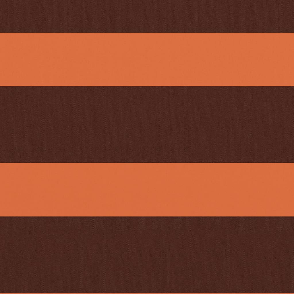 Vidaxl Balkon Bildschirm 75x300 cm Oxford Fabric Orange und Braun