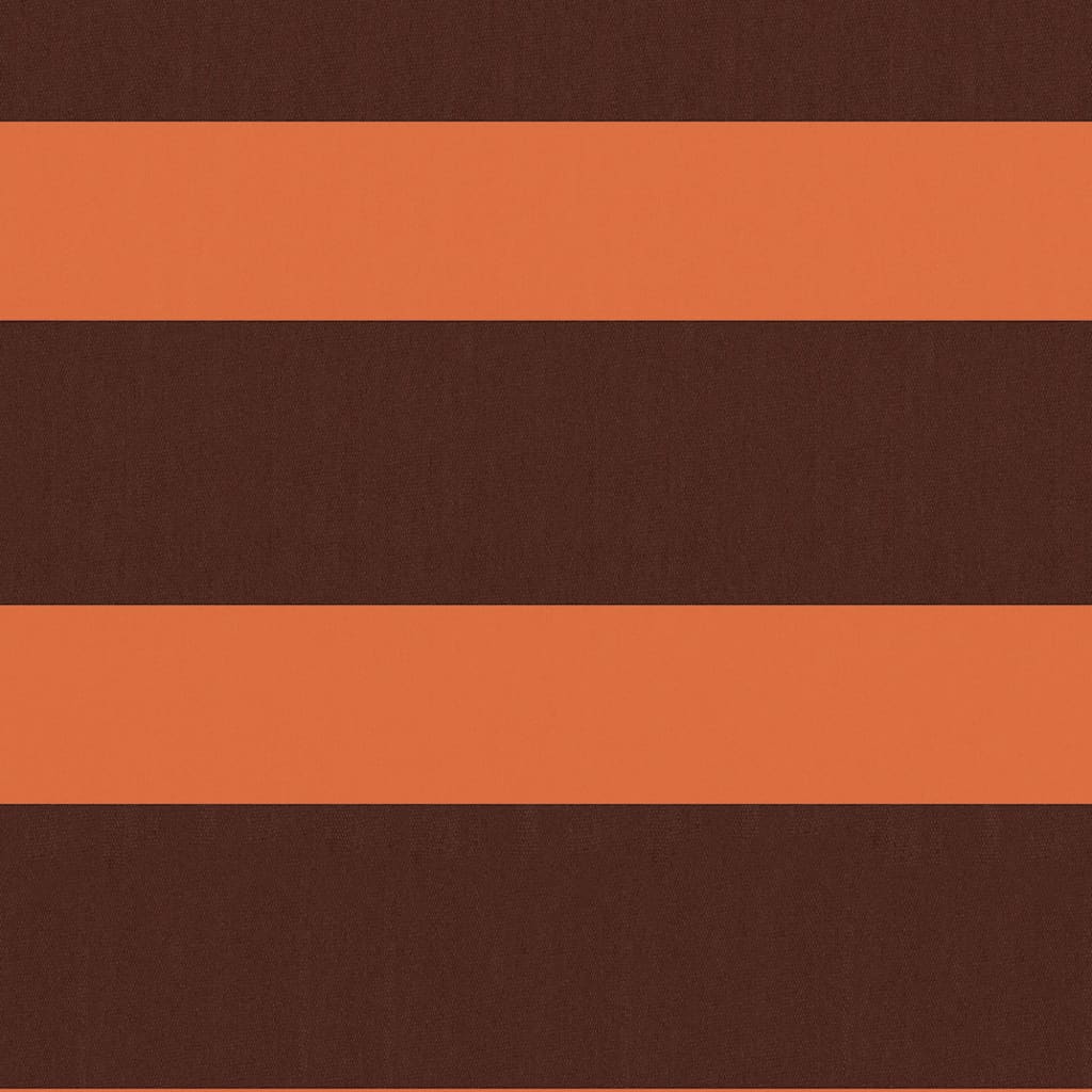 Vidaxl Balkon Bildschirm 75 x 400 cm Oxford Fabric Orange und Braun