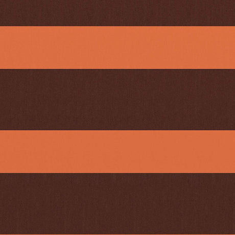 Vidaxl Balkon Bildschirm 90x400 cm Oxford Fabric Orange und Braun