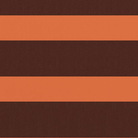 Vidaxl Balkon Bildschirm 125x500 cm Oxford Fabric Orange und Braun