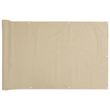Vidaxl Balkon Bildschirm 75x300 cm Oxford Stoff Beige
