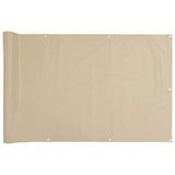 Vidaxl Balkon Bildschirm 90x300 cm Oxford Stoff Beige