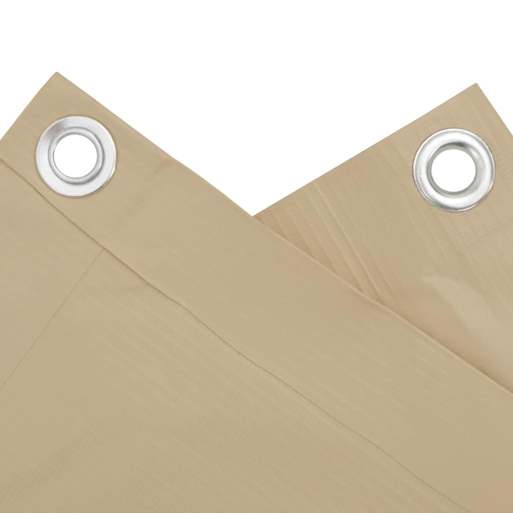 Vidaxl Balkon Bildschirm 90x300 cm Oxford Stoff Beige