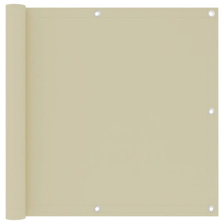 Vidaxl Balkon Bildschirm 90x300 cm Oxford Fabric Crème