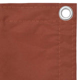 Vidaxl Balkon Bildschirm 75x300 cm Oxford Fabric Terrakotta