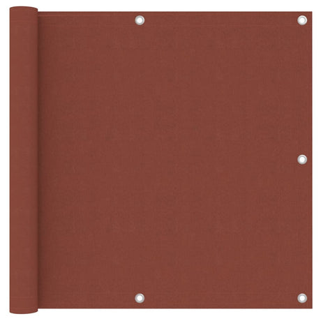 Vidaxl Balkon Bildschirm 90x300 cm Oxford Fabric Terrakotta