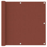 Vidaxl Balkon Bildschirm 90 x 500 cm Oxford Fabric Terrakotta