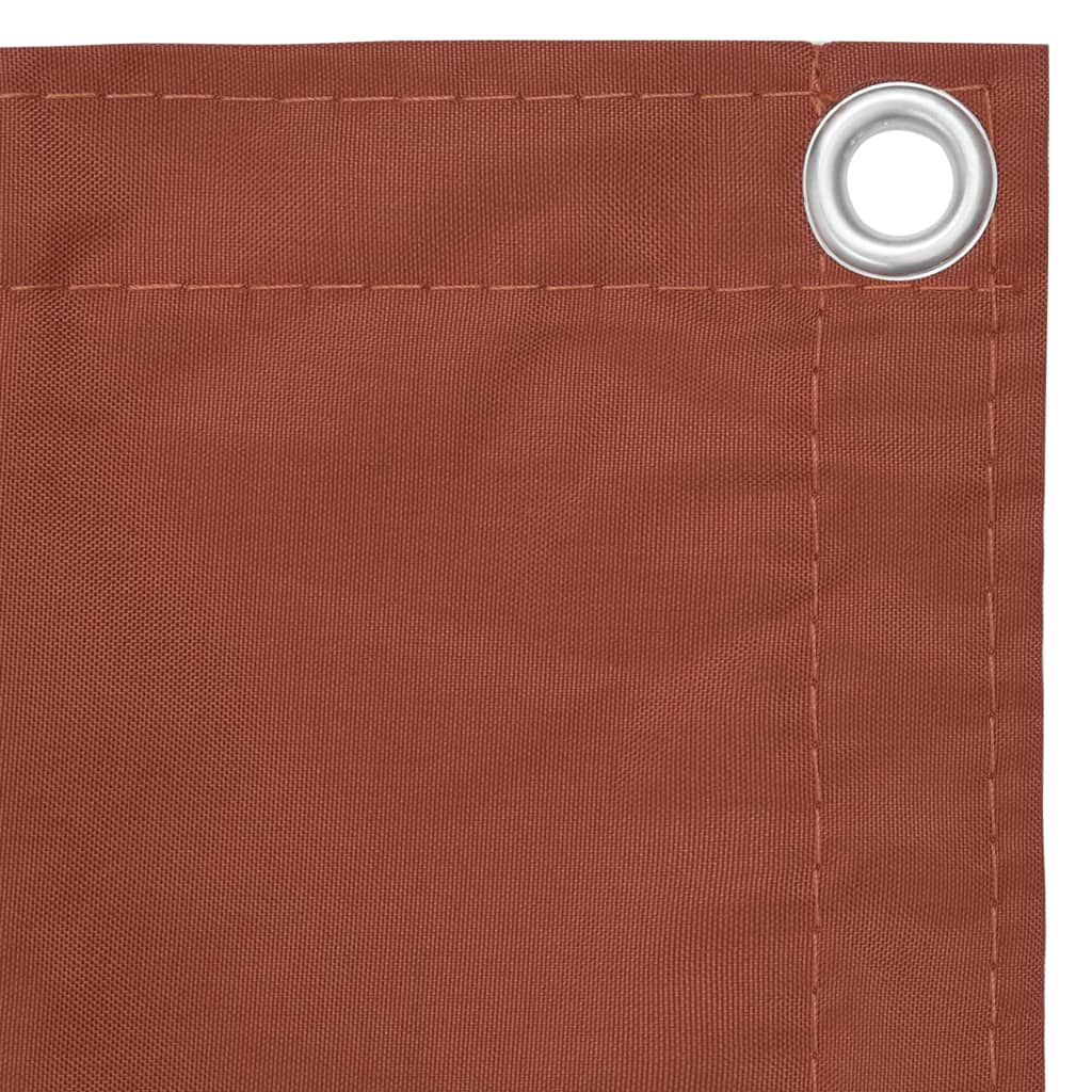 Vidaxl Balkon Bildschirm 120x300 cm Oxford Fabric Terrakotta